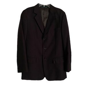 Carven Black Wool/Silk Blend Blazer Size 18